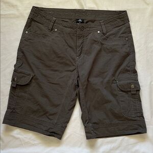 KÜHL Women's Size 10 Splash 11" Gray Cargo Shorts
